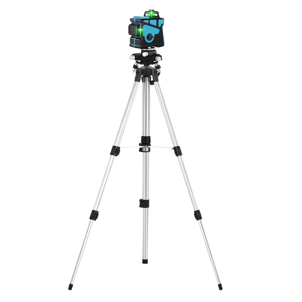 US $54.99 Allsome 12 Lines 3d Green Laser Level Self Leveling 360 Degree Horizontal And Vertical Cross Lines Green Laser Line With Tripod