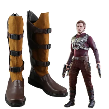 

Costumebuy Guardians of the Galaxy Star Lord Peter Quill cosplay Shoes Halloween costume Props Boots Accessory Custom Made