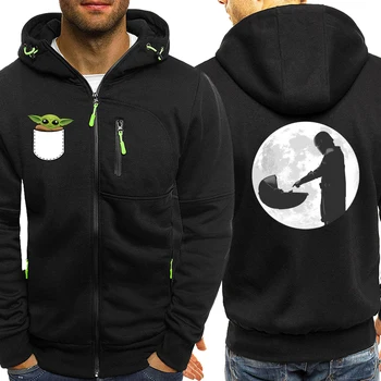 

Men TV Show The Mandalorian Hoodies 2020 Spring Fleece Hipster Tracksuit High Quality Men's Sports Sweatshirt Movies Harajuku