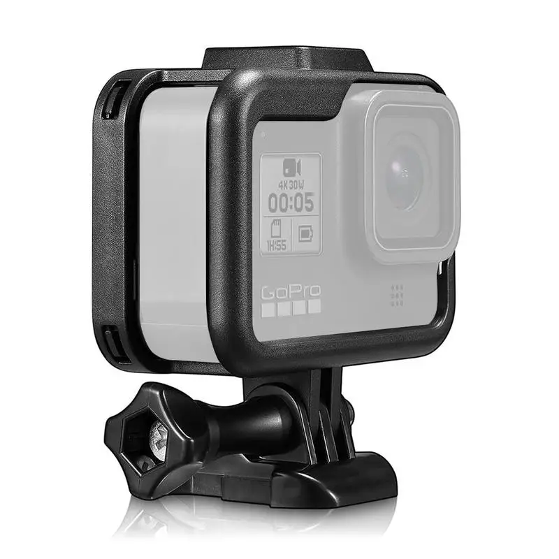 Пластиковый защитный чехол-рамка для GoPro Hero 8, черный корпус для экшн-камеры, чехол для крепления, аксессуары для Gopro U4N8