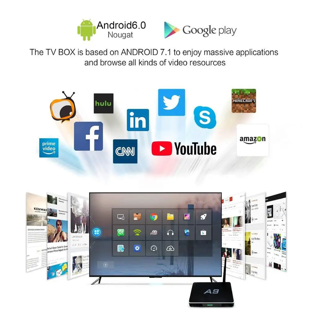 Россия Android Smart tv BOX Amlogic S905X четырехъядерный чип 4K Google разрешение 2+ 8 Гб 2,4G 5G WiFi телеприставки