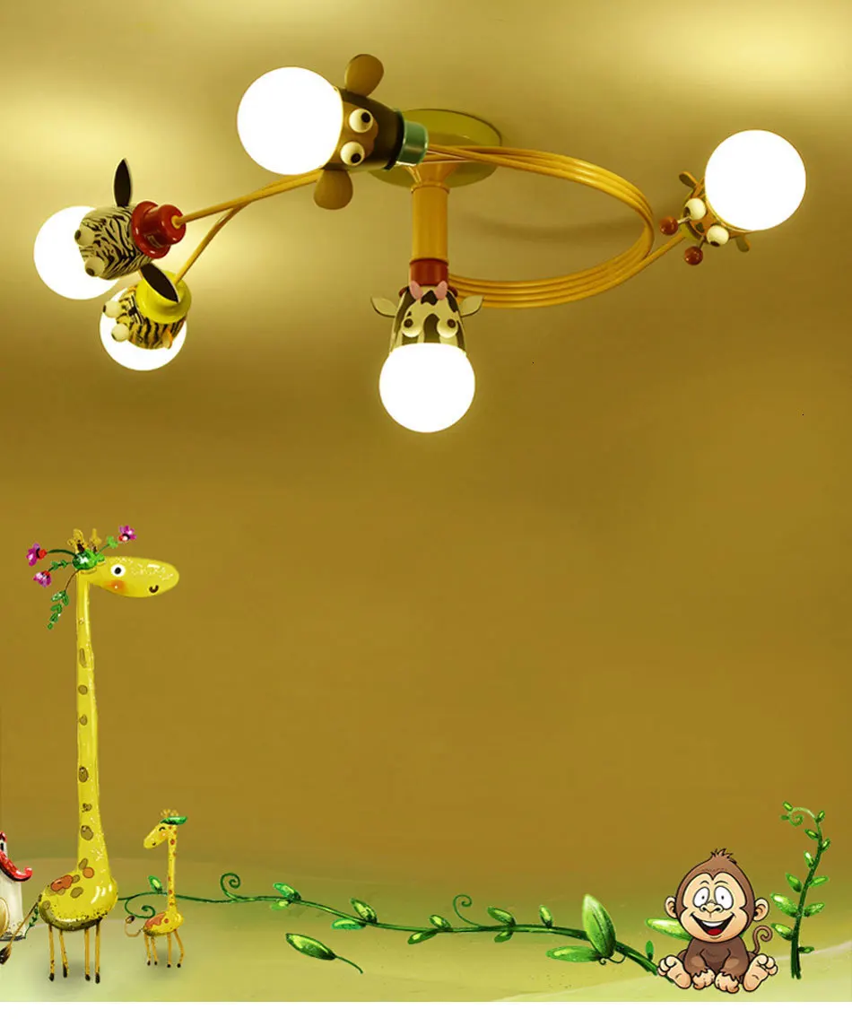 Детская комната лампа потолочный светильник современный минималистичный мультфильм освещение креативный мальчик личность девушка спальня лампа