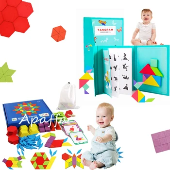 

3D Magnetic Wooden Jigsaw Puzzle Board Set Colorful Baby Montessori Educational Toys for Children Learning Developing Toy