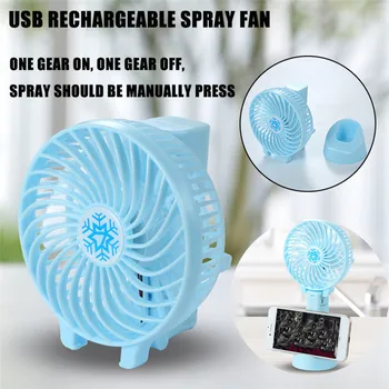 

Portable Mini USB Fan Hand Held Desk Air Cooler Silent Travel Humidification Cooler Cooling Fan