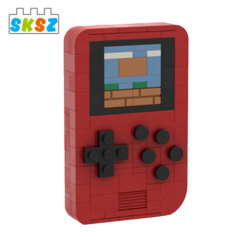 Мини-игры новая портативная Ретро консоль игра MOC Diy строительные блоки кирпичи