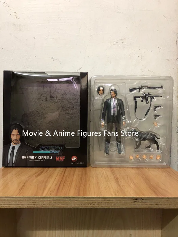 085 John Wick Chapter 2 PVC Action Figure New In Box Kids Toy Gift Mafex No 