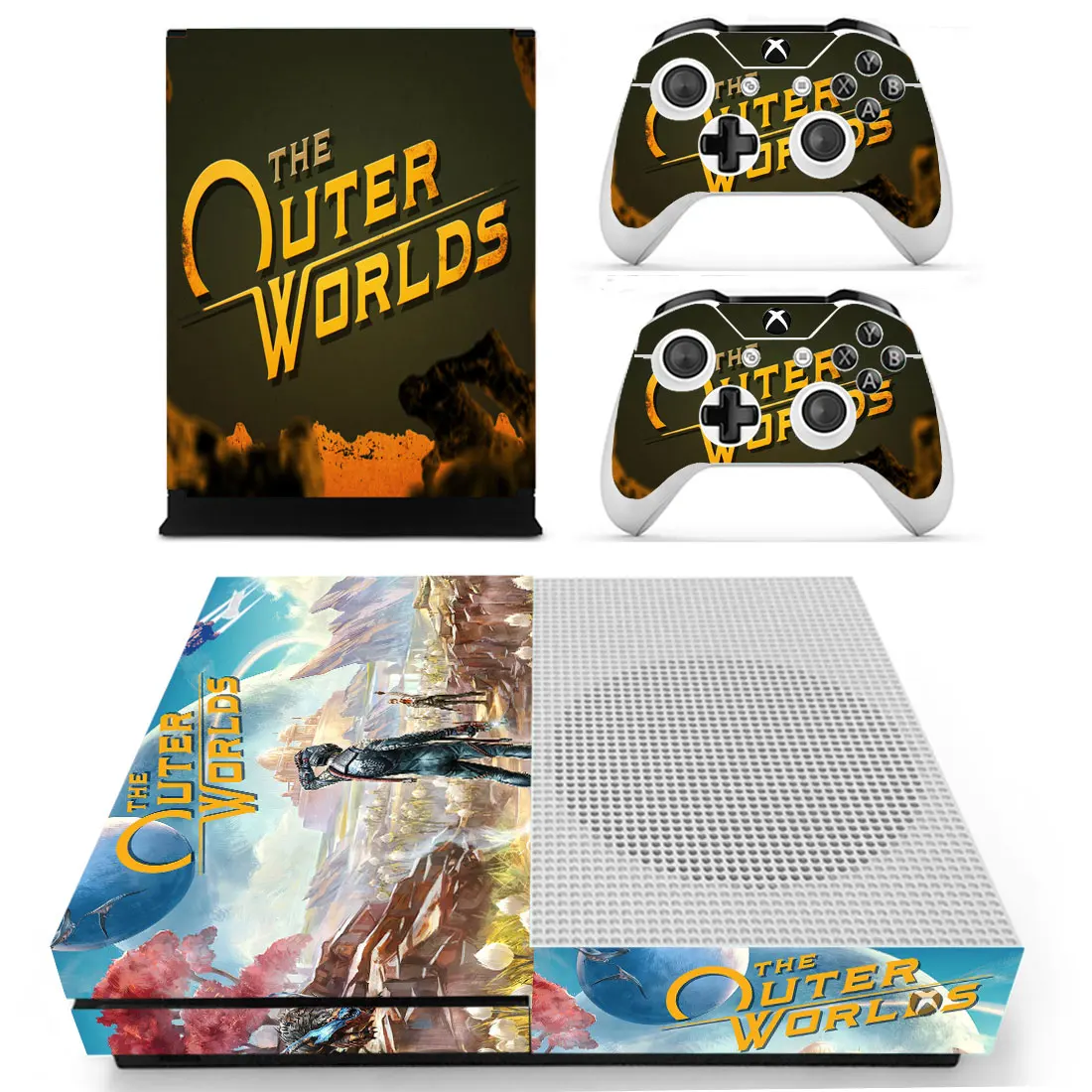 Внешний мир наклейка для Xbox One S консоль и контроллеры для Xbox One Slim Skins наклейка s винил
