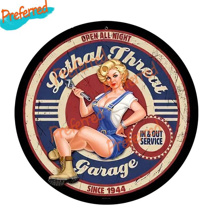 

Colorful Retro Spark Plug Pinup Girl Collection Decal Motocross Racing Laptop Helmet Trunk Wall Vinyl Car Sticker Die Cutting