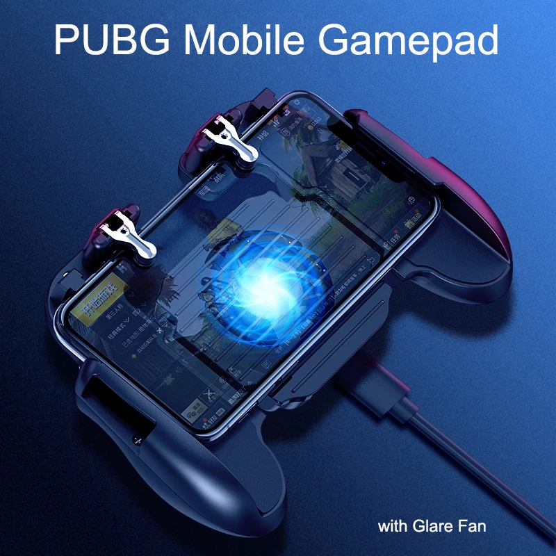 Pubg Gamepad Controller Fire Button L1R1 Trigger for PUBG Mobile Gamepad Cooling Fan Joystick for i