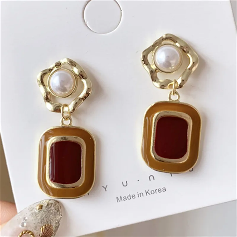 

Web celebrity needles baroque senior feeling restoring ancient ways earrings South Korea female temperament contracted style res