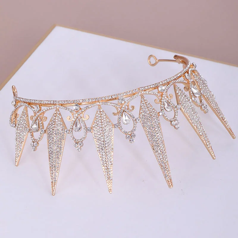 Свадебная тиара FORSEVEN для женщин и девушек повязка на голову невесты дня рождения