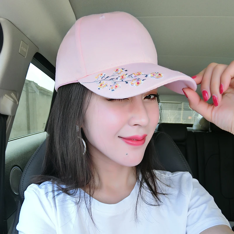 LIKESIDE Fashion Women Adjustable Baseball Hat Letter Embroidery Hip-Hop Mesh Cap Shade 