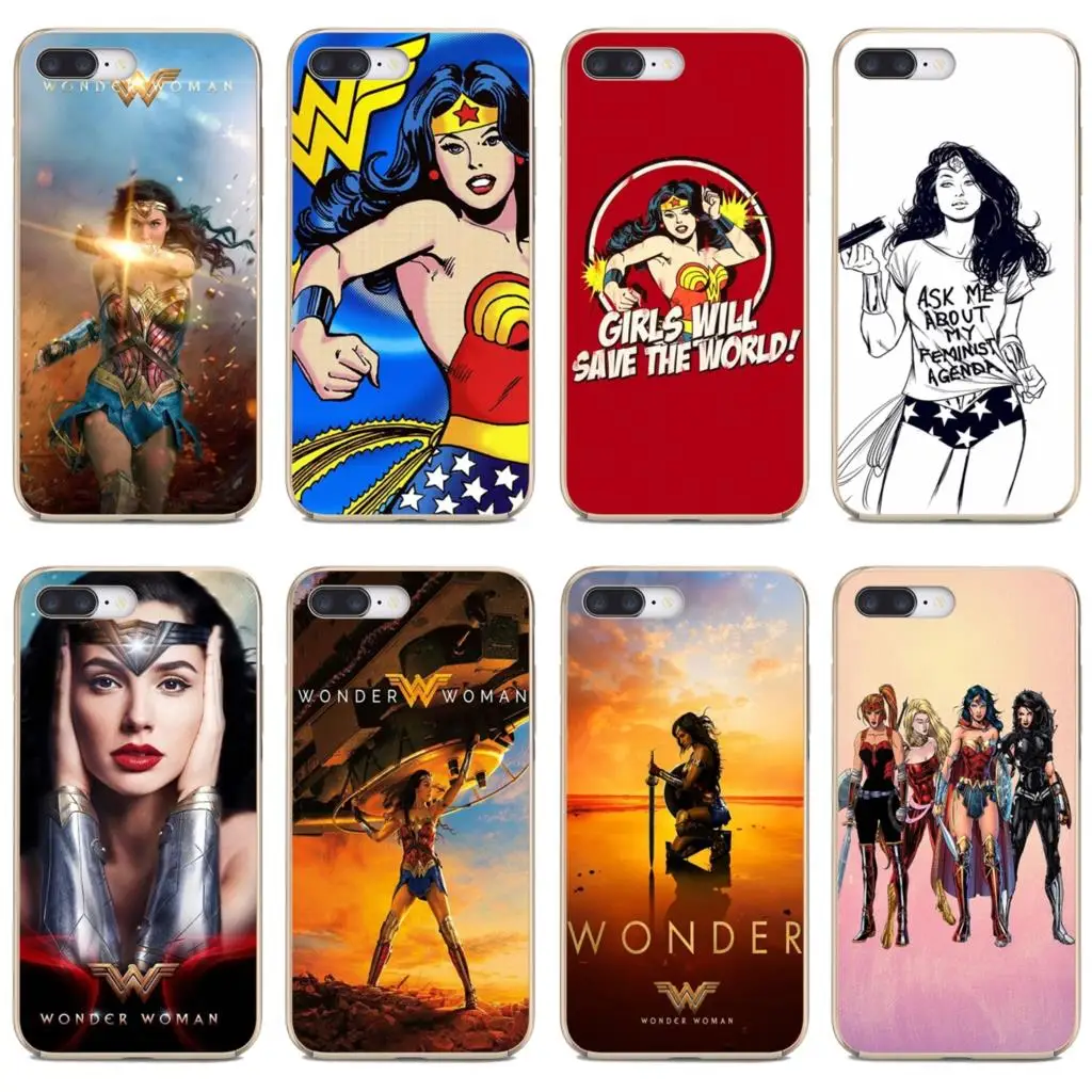 For Samsung Galaxy S10E S20 FE Note 10 20 Edge Lite Plus Ultra Alpha Core Prime Justice-League-Wonder-Woman-Diana Soft Cases | Мобильные