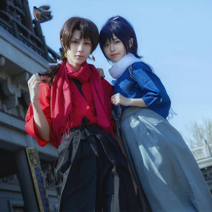 Аниме Touken Ranbu Online Kashuu Kiyomitsu кимоно платье Мужчины Женщины Coaplay парик костюм Топ Кендо брюки Повязка-шарф