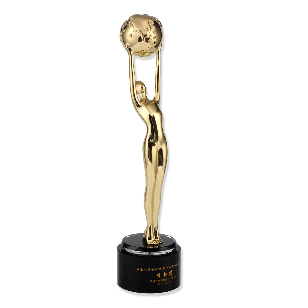 Full Size Zinc Alloy Oscar Trophy Awards 13.5inches 1:1 Real Oscar Metal  Trophies Oscar Academy Awards Souvenir with Engraving - AliExpress