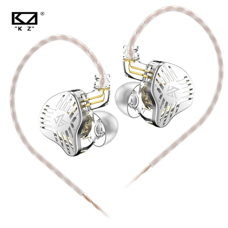 KZ EDS динамические наушники для ушей Hi-Fi DJ монитор вкладыши Спорт шумоподавление