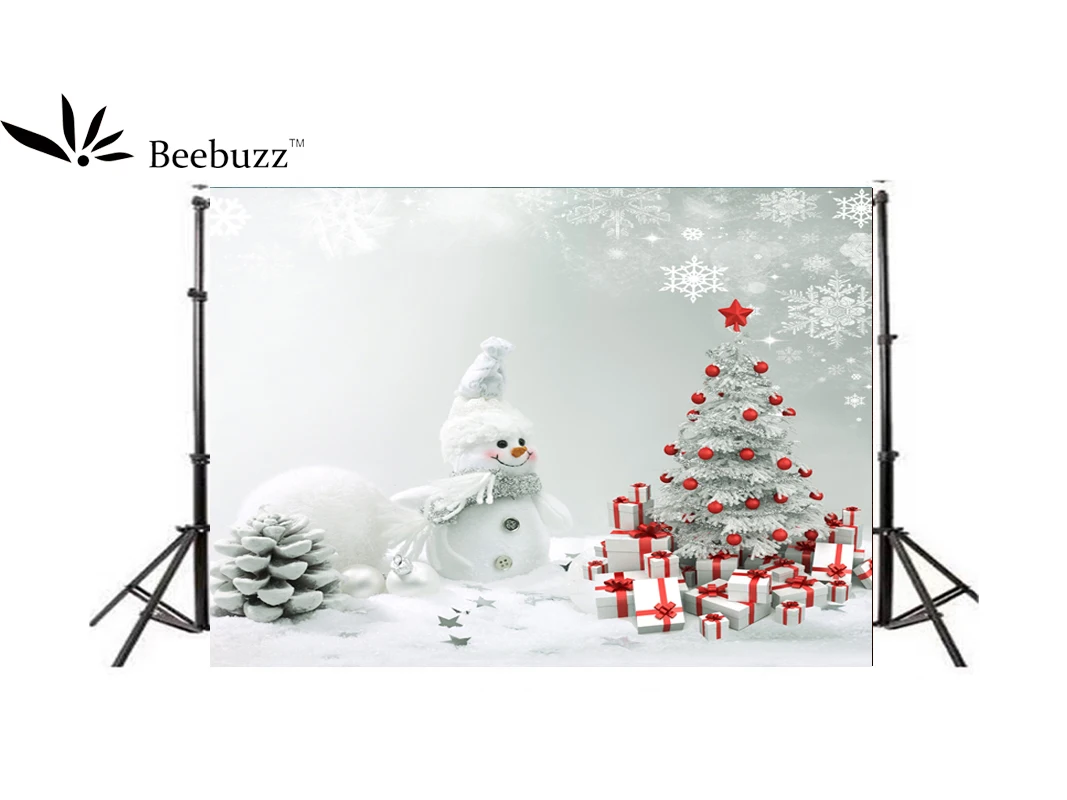 

Christmas tree white snow gift Photography Backgrounds Photo Backdrops Photocall Photo Studio photophone photo holiday party