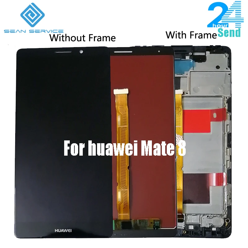6 0 дюймов для huawei mate 8 ЖК-дисплей + кодирующий преобразователь сенсорного экрана в