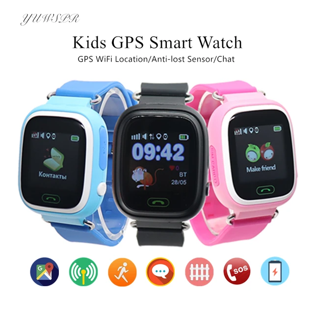 Reloj Gps Para Niños Q90 Smartwatch Localizador