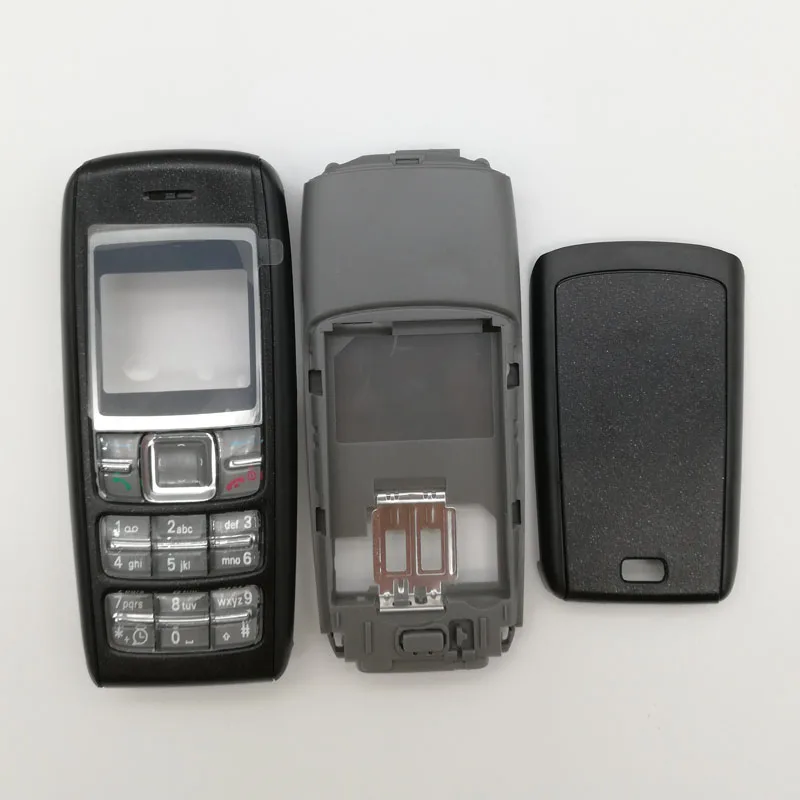 Чехол для Nokia 1600 передняя рамка + средняя крышка батареи английские или русские
