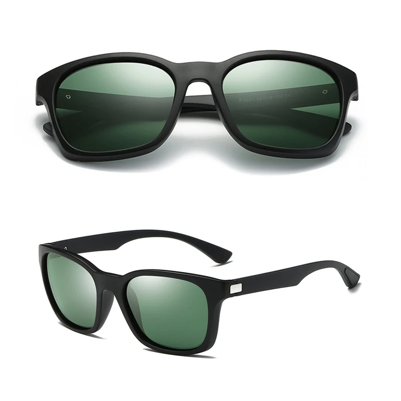 Спортивные мужские поляризованные солнцезащитные очки UV400, уличные квадратные темные очки для вождения, защитные очки для путешествий, отдыха, модные солнцезащитные очки