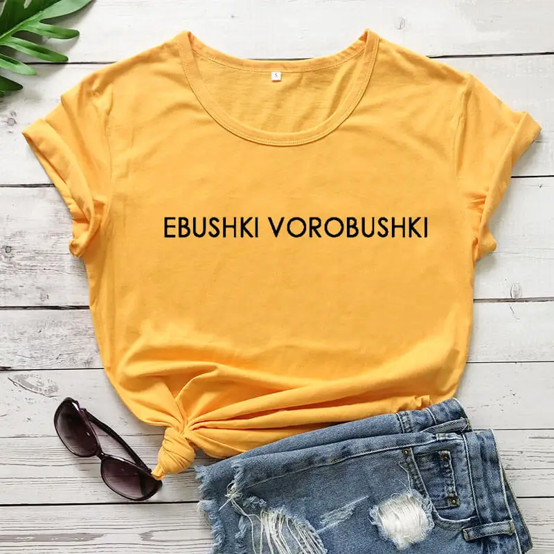 Sparrows sparrows Russian Letter Tees New Arrival Summer Women 100%Cotton Funny T Shirt Female Cute Slogan T shirt
