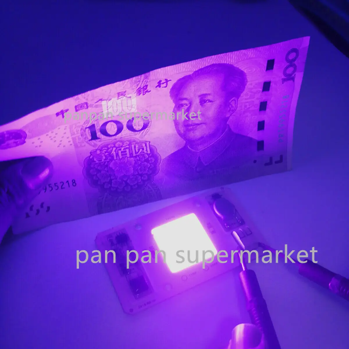 50 Вт 220 В COB UV 395nm Ультрафиолетовый фиолетовый светодиодный светильник для
