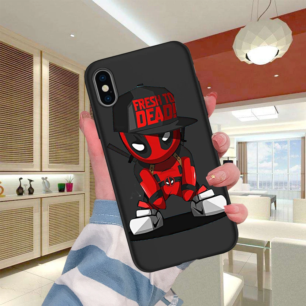 H0411 Дэдпул Бэтмен Марвел Мстители для iPhone X XR XS 11 Pro Max 5 5S SE 6 6S 7 8 Plus Oneplus 5T Pro 6T чехол для телефона чехол - Цвет: H0411