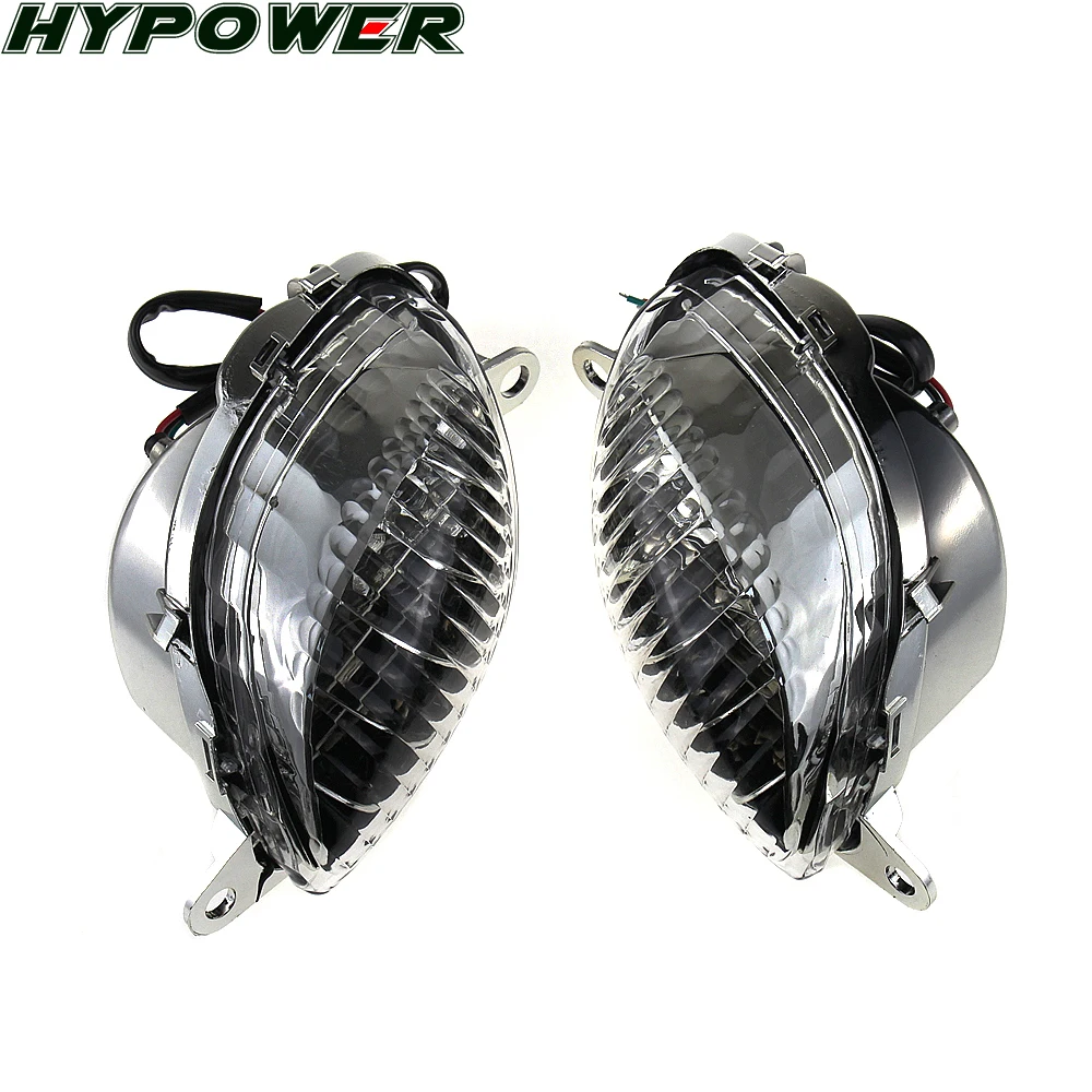 Светодиодный индикатор поворота для SUZUKI GSX1300R HAYABUSA 1999-2007 дымовые прозрачные аксессуары для мотоциклов мигающая лампа