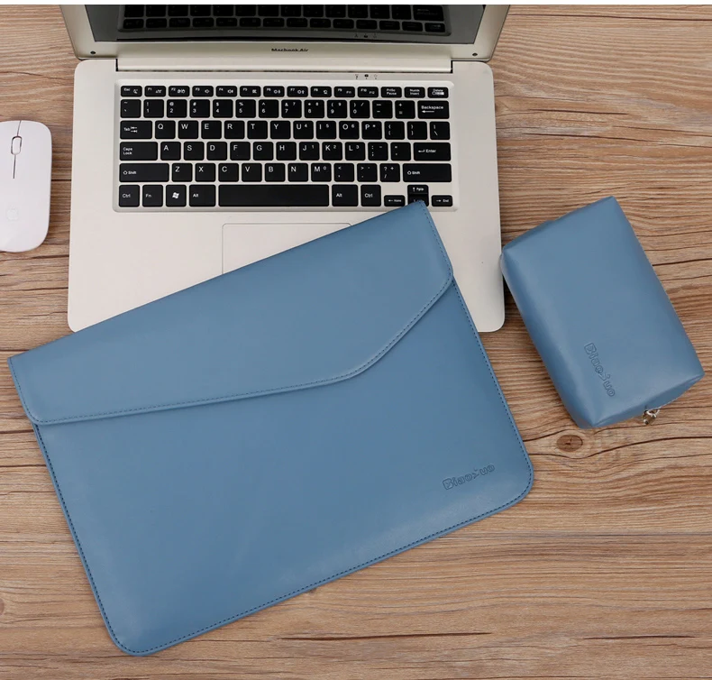 Мягкий чехол из искусственной кожи для ноутбука Macbook Air Pro 12 13,3 14 дюймов, сумка для ноутбука, чехол для планшета Xiami hp DELL lenovo