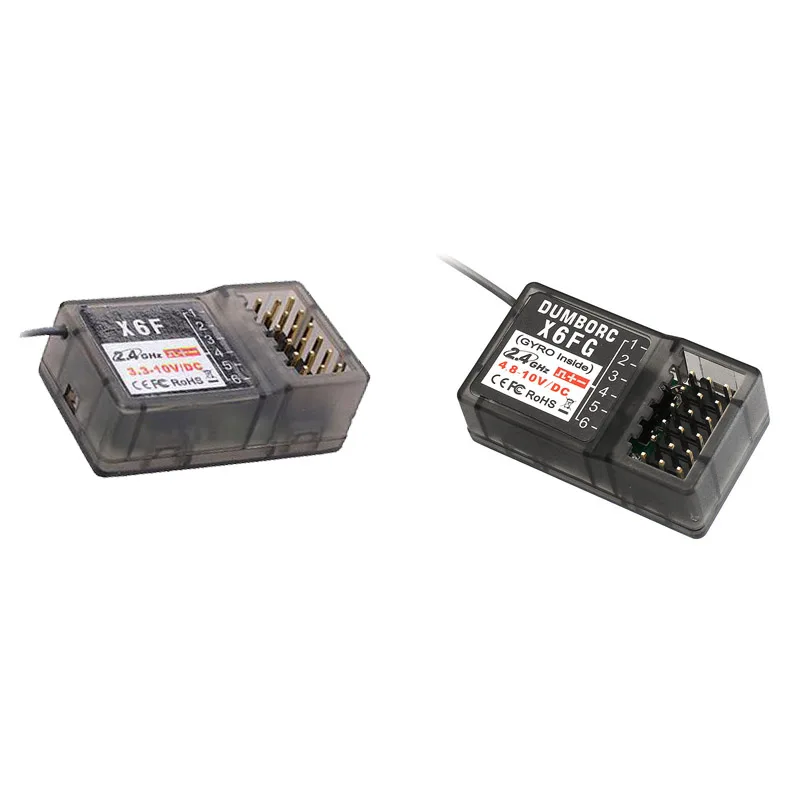 DUMBORC X6F/X6FG 2 4G 6CH Радио система управления приемник для X4/X5/X6 RC передатчик