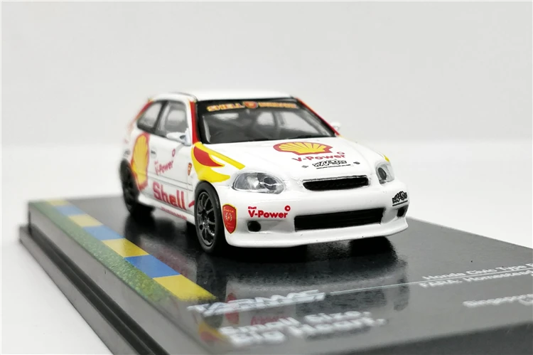 Tarmac Works 1: 64 Honda Civic Тип R EK9 FARA: Homestead II Сингапур эксклюзивная литая под давлением модель гоночный автомобиль