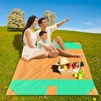 

Outdoor Camping Picnic Mat blanket Camping Tent Waterproof Mat Oxford Cloth Damp Mat Oversized Waterproof Beach Blanket #YL10
