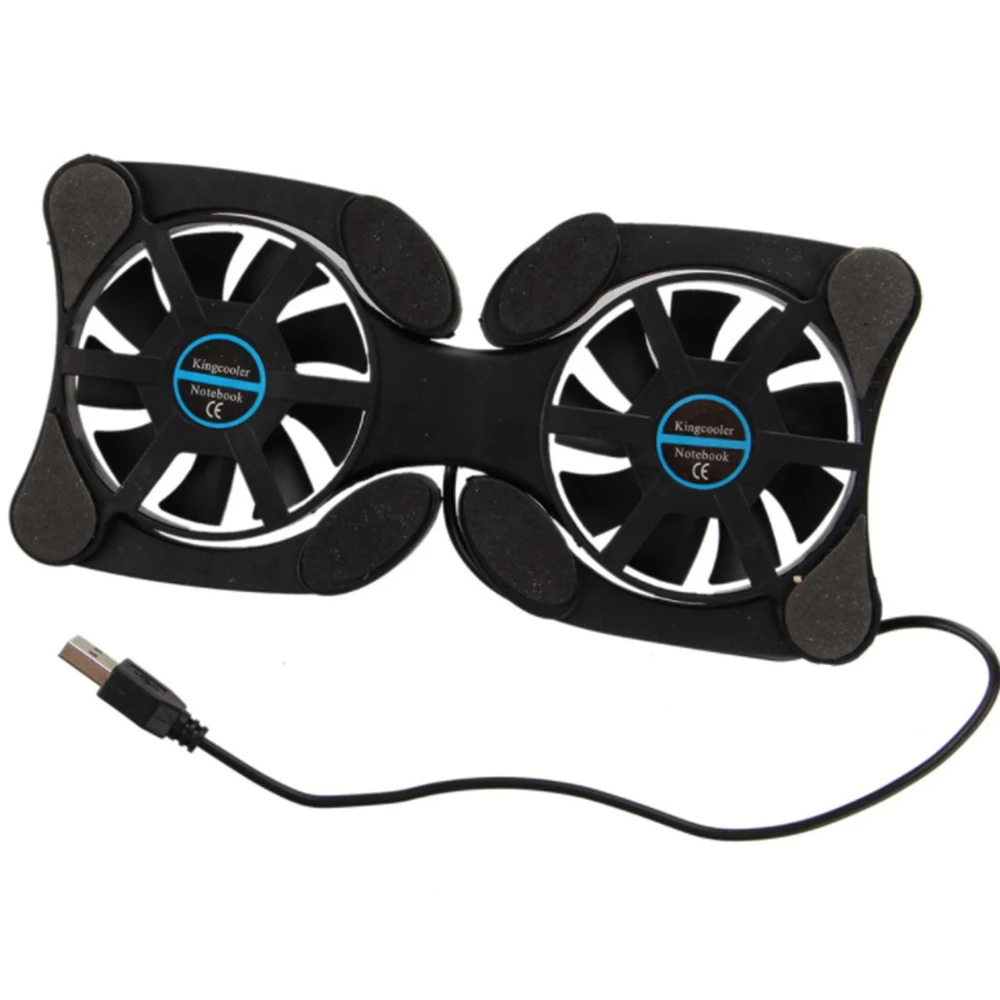 USB Fan Cooler 2 Fan Double Cooling Charging Board Suitable For Portable Computer Notebook laptop fan laptop fan stand laptop cooling pad
