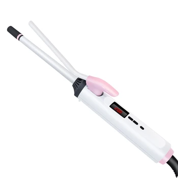 

US Plug 9mmLCD Professional Curling Iron Hair Curler Hair Crimper Curling Wand Flat Iron Beard Straightener Hair Straightener Ha