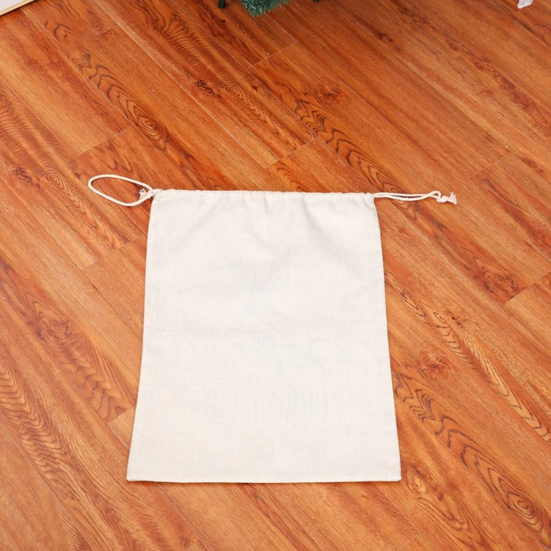 Christmas Santa Bag Deer Drawstring Santa Bag New Year Decorations For House Stockings Gift Bags