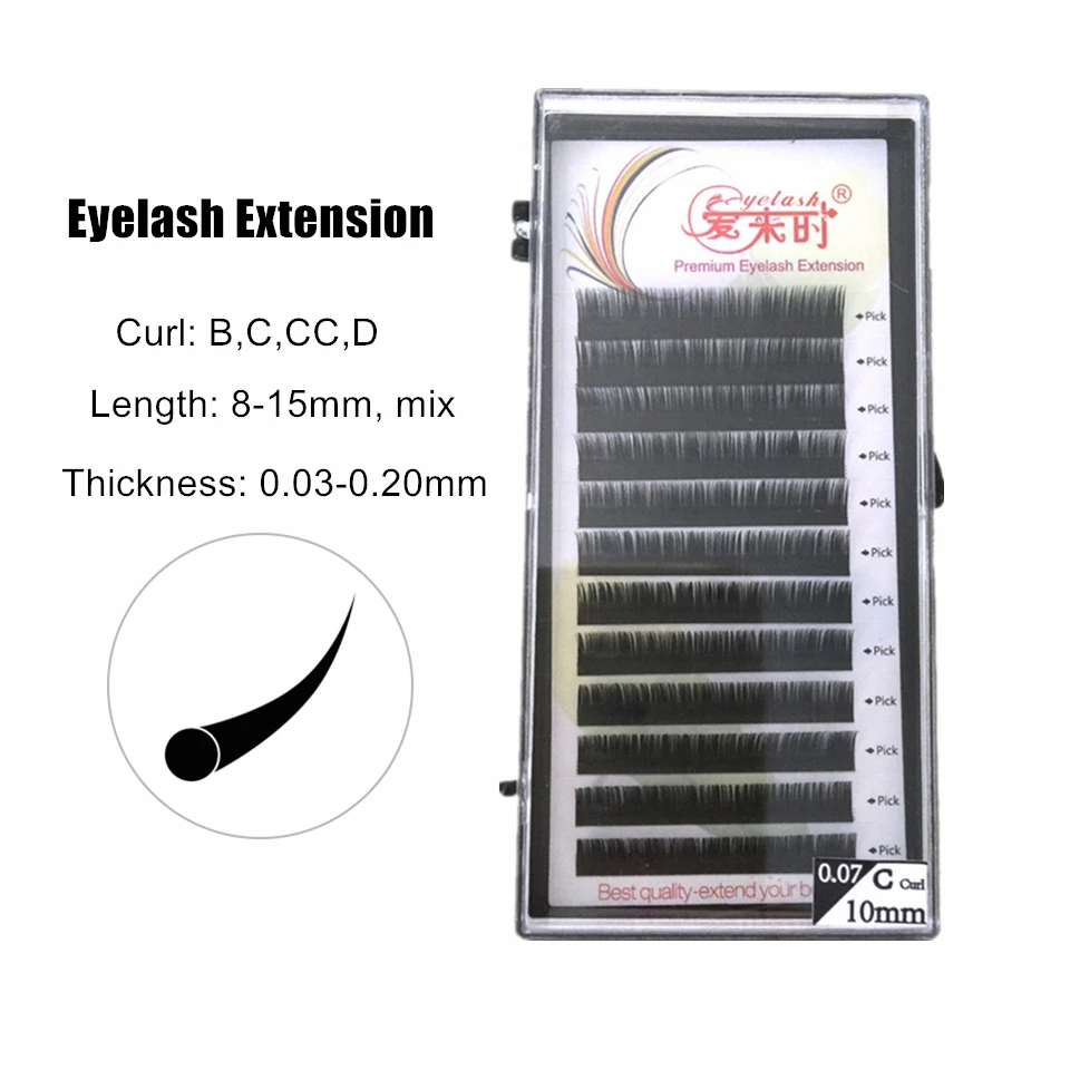 NEWCOME Cheap All Size Individual Eyelash Extension Natural False Eyelashes maquiagem cilios Lash For Make Up | Красота и здоровье