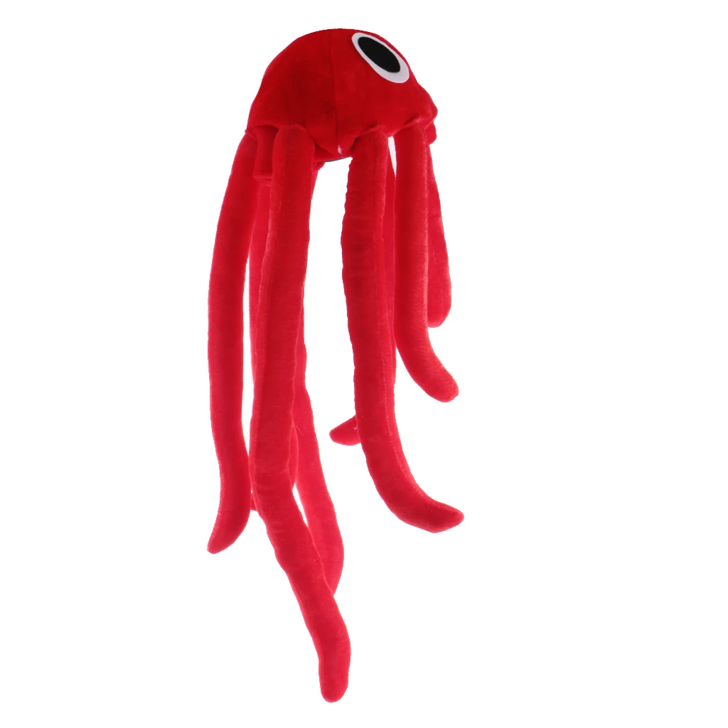 Octopus Hat Large Adult Sea Animal Headgear Halloween Party Fancy Dress