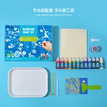 Merlot детский пигмент, Шуй Туо, чехол для рисования, граффити, влажное расширение, набор для рисования, плавающая картина, водная тень, обучающая Co