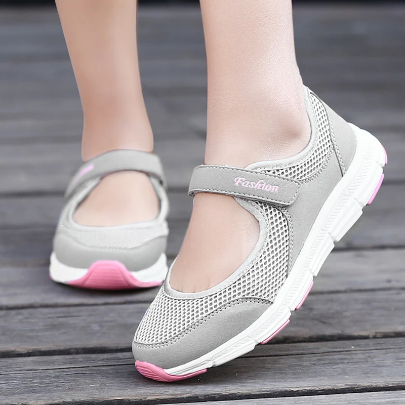 

Fashion Women Sneakers Casual Shoes Female Mesh 2019 Summer Shoes Breathable Trainers Ladies Basket Femme Tenis Feminino ZX016S