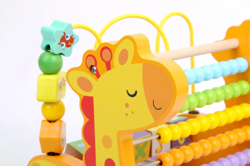 Монтессори Деревянные игрушки для математики многофункциональные игрушечные счеты для раннего обучения обучающие средства детские развивающие игрушки
