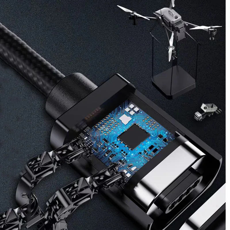Магнитная линия быстрой зарядки Micro type-c Магнитный зарядный Usb кабель для Iphone 11 Xr Plus Xiaomi huawei мобильный телефон