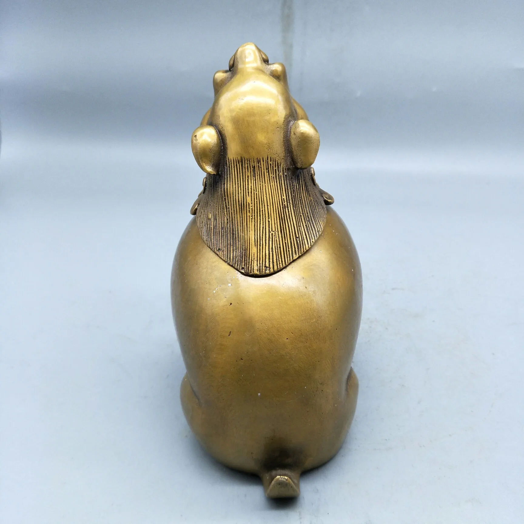 Изысканная античная медь(лотос Гуаньинь) украшение дома