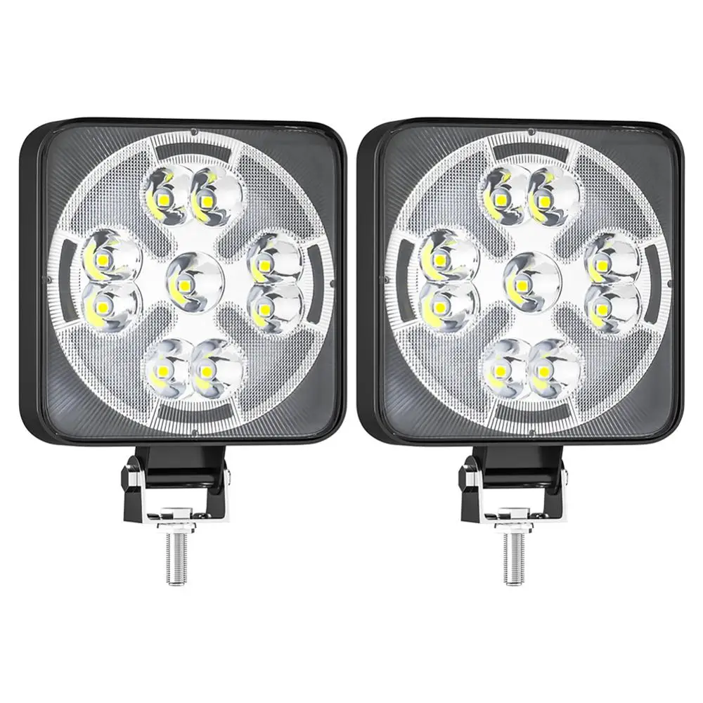 

Thread Mini Square LED Light Super Bright Daylight White Yellow Light for Car Motorcycle Trucks Car 46W LED Work Light Lamp