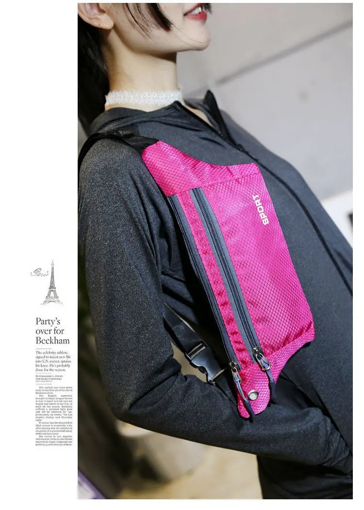 Сумка кошелек Мобильная Сумка для телефона для мужчины и женщины плед скрытый обтягивающий спортивный поясной пакет стиль Женская сумка
