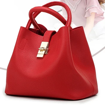 

Vintage Women's Handbags Famous Fashion Brand Candy Shoulder Bags Ladies Totes Simple Trapeze Women Messenger Bag