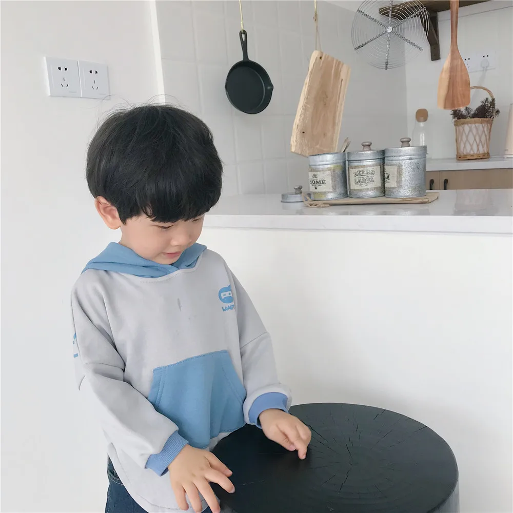 Tonytaobaby/осенне-зимняя одежда; Новая детская одежда; креативные худи для мальчиков и девочек; Детский свитер; детские толстовки с капюшоном