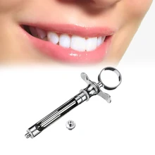 Стоматология из нержавеющей стали хирургический инструмент с головкой стоматологический уход за зубами стоматологический шприц Стоматологическая Анестезия аспирационный шприц