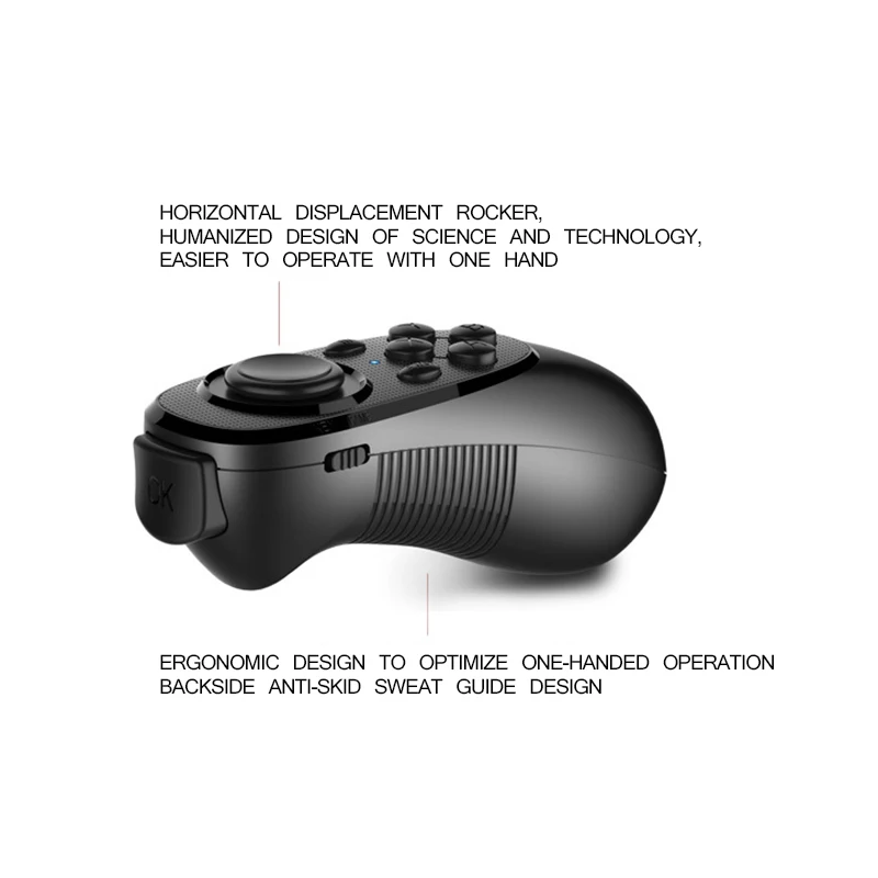 VR Bluetooth пульт дистанционного управления портативный многофункциональный геймпад беспроводной эргономичный дизайн телефонов дистанционное управление VR игры для стрельбы