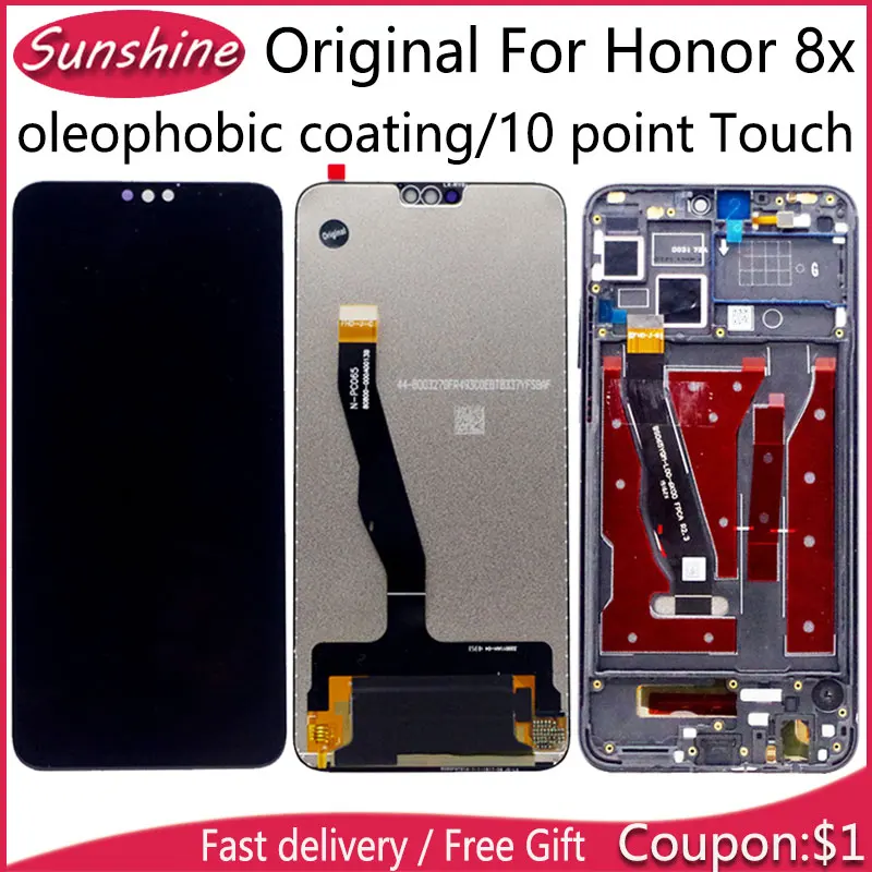 

Original For Huawei Honor 8X LCD Display Touch Screen Replacement Parts Assembly For Huawei Honor 8X JSN-AL00 JSN-L22 JSN-L21